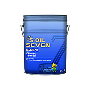 Мотор майы S-OIL 7 BLUE #5 CF-4/SG 15W-40 20 л