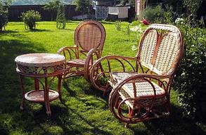 Ротаннан жасалған жиһаз