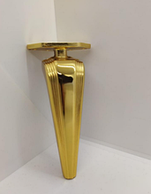 Ножка литая для мягкой мебели золото 16 см