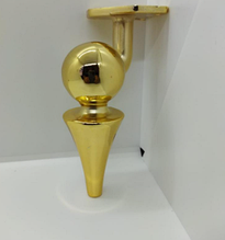 Опора литая для мебели 16 см золото