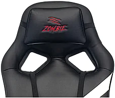 Компьютерное кресло Zombie DRIVER игровое, обивка: искусственная кожа, цвет: черный / белый, фото 2