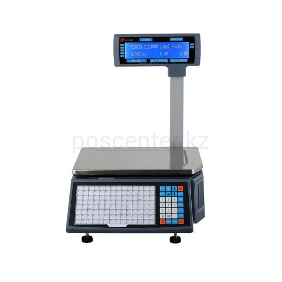 Весы с печатью этикеток Rongta RLS1000WSE (WiFi), макс. масса 15 кг, 2х строчный LCD дисплей покупателя,