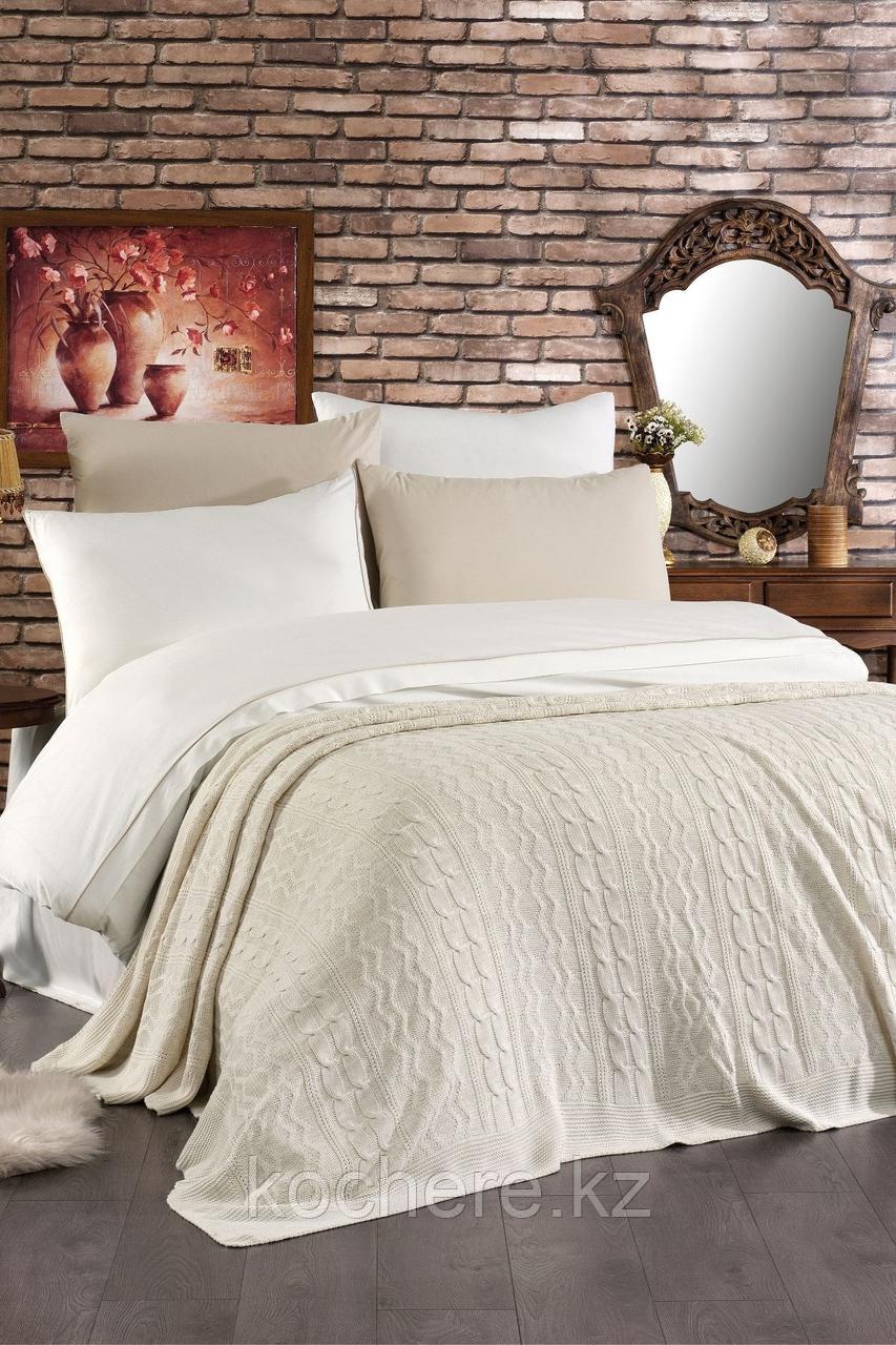 Комплект постельного белья двуспальный LUVANA Home 7 пр. - Feris/Krem