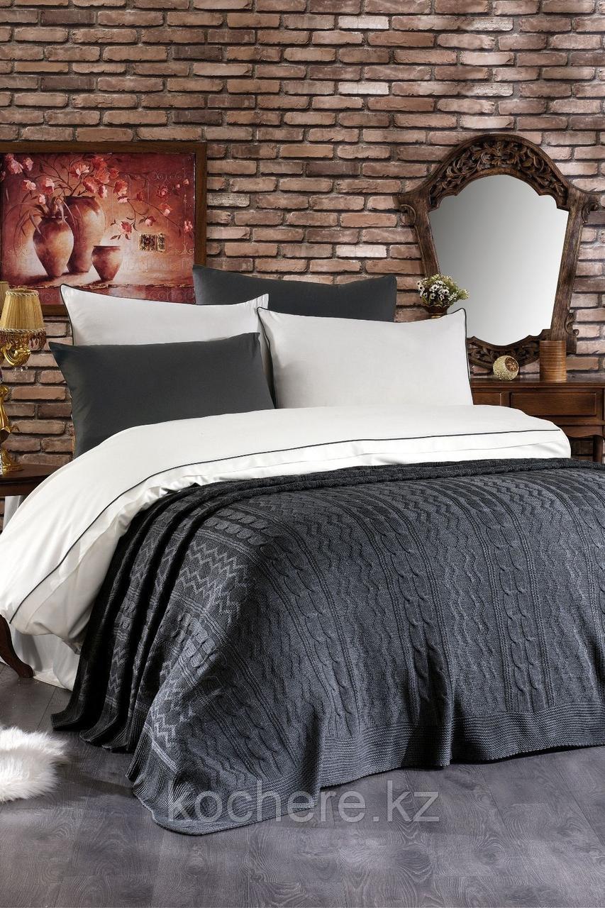 Комплект постельного белья двуспальный LUVANA Home 7 пр. - Feris/Antrasit