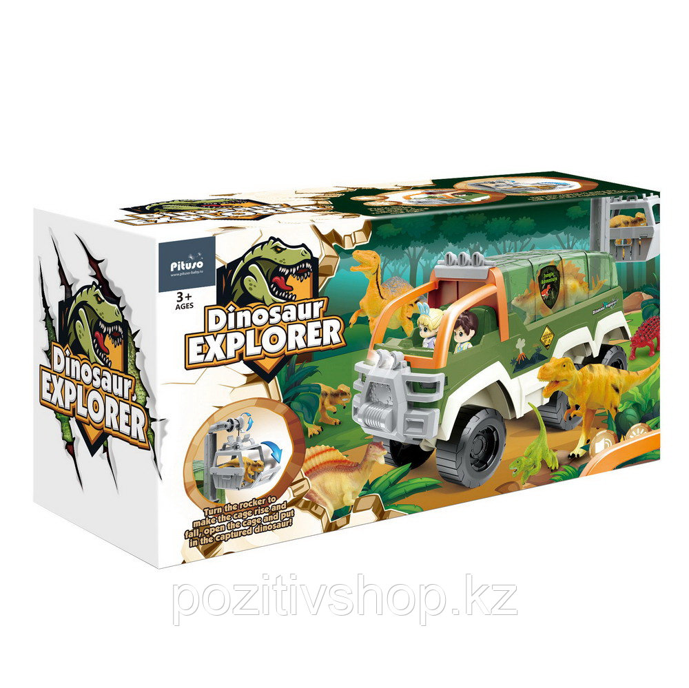 Игровой набор Pituso Машина с динозаврами Dinosaur Explorer - фото 2 - id-p107571247