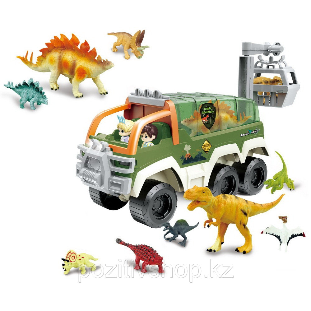 Игровой набор Pituso Машина с динозаврами Dinosaur Explorer - фото 1 - id-p107571247