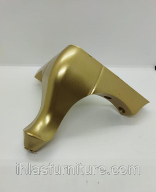 Мебельная ножка пластиковая Lukens 14 cm золото