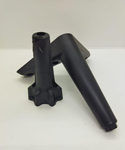 Мебельная ножка пластиковая Vista 17 см черный