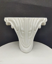 Мебельная ножка пластиковая QU высота 10см цвет белй