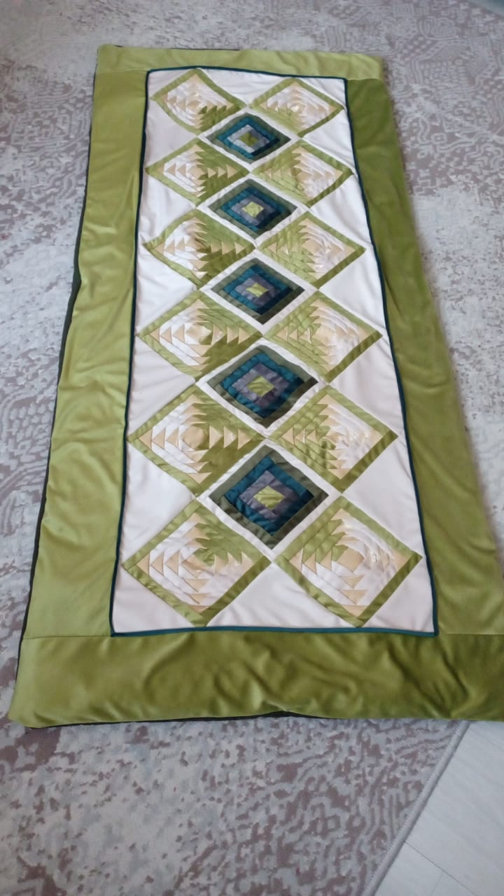 Көрпе из велюра с наполнителем из синтепона, фото 1