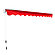 Выдвижная маркиза (навес) 3x2.5м Красный, фото 2