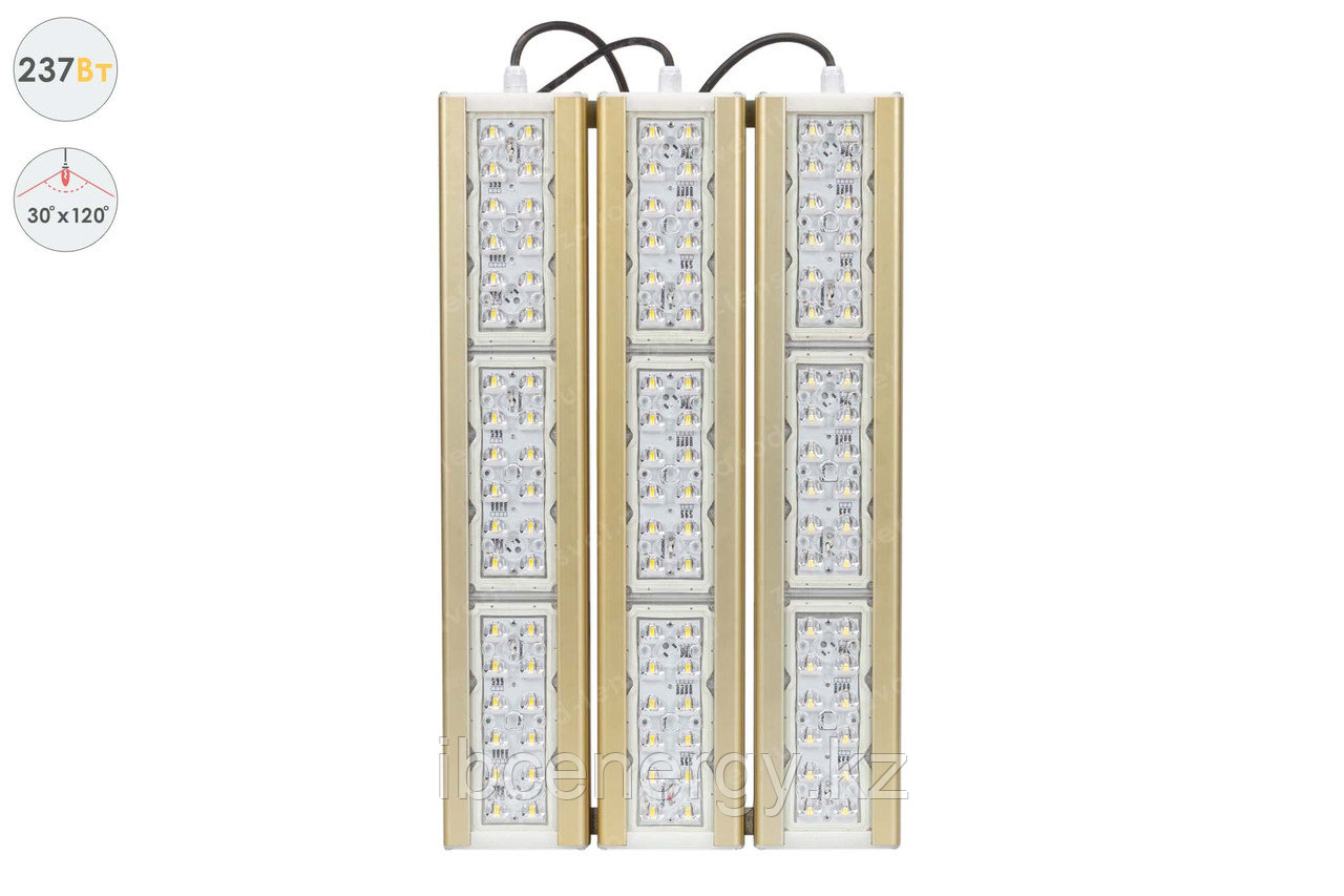 Магистраль GOLD, универсальный U-3, 237 Вт, 30X120°, светодиодный светильник, фото 1