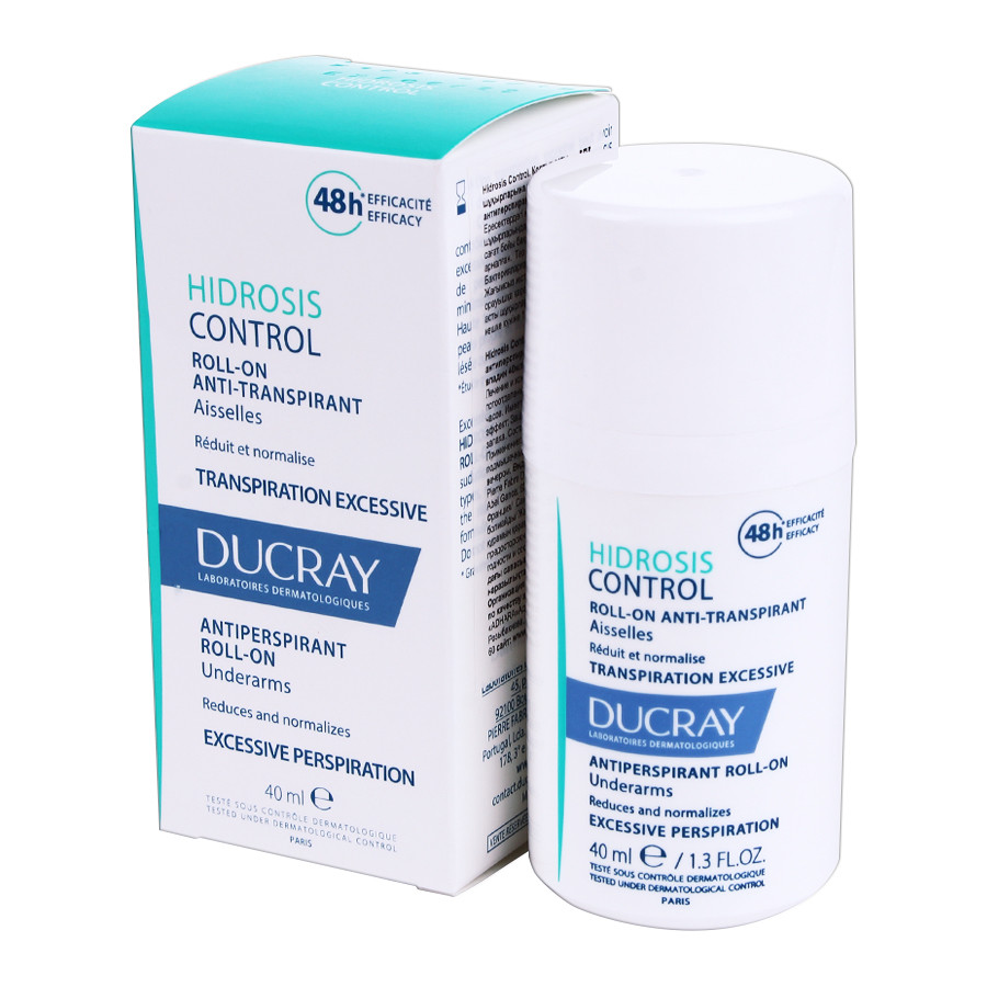 DUCRAY Hidrosis Control антиперспирант ролик 40мл