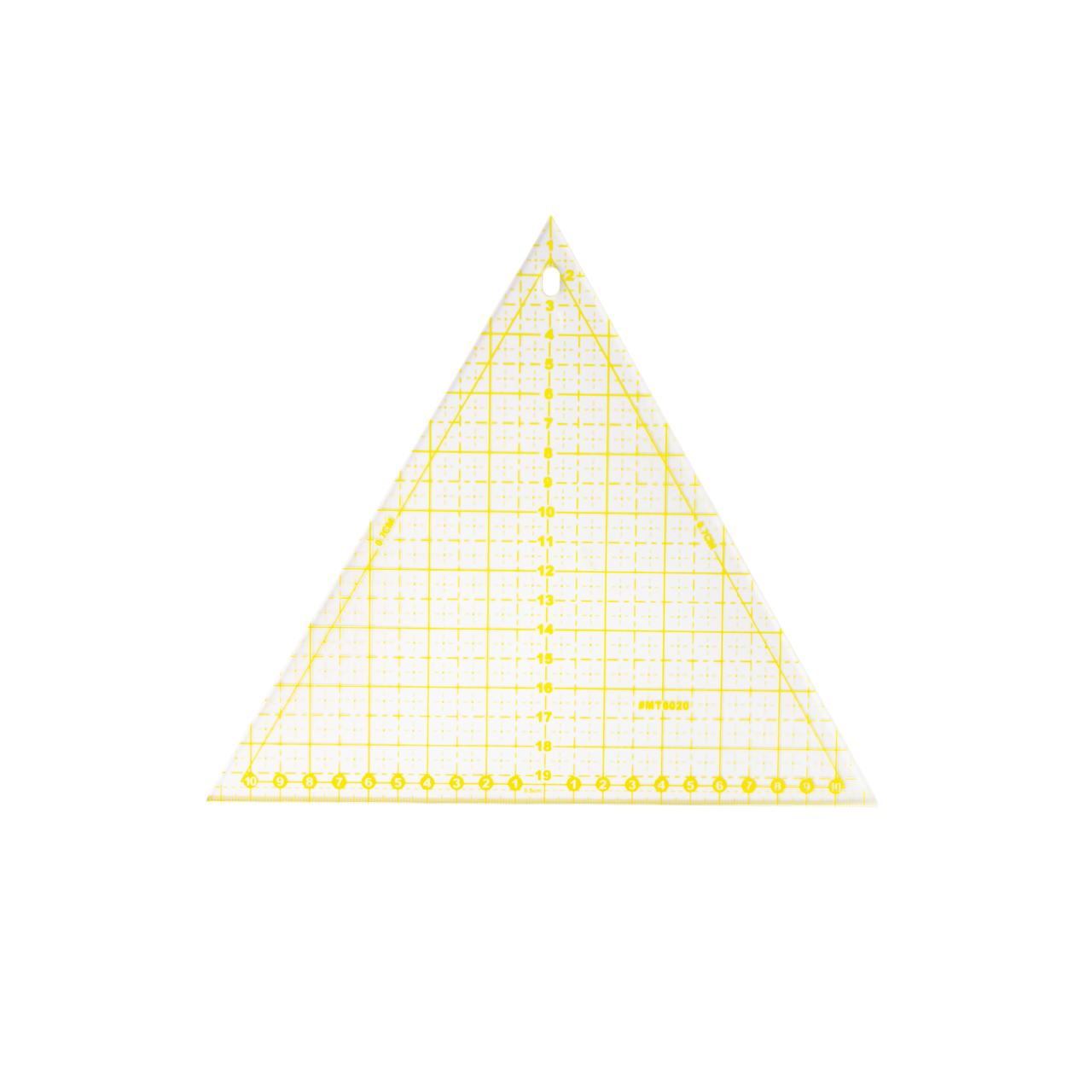 Линейка для квилтинга и пэчворка, треугольник - фото 1 - id-p101016573