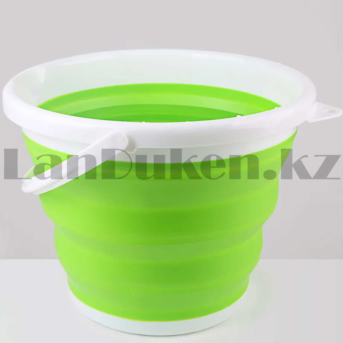 Ведро складное 10 литров зеленое