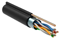 Кабель сетевой OK-WIRE-FTP Cat.6 - 4х2х0,574мм Внеш.-с тросом 305м/упак.