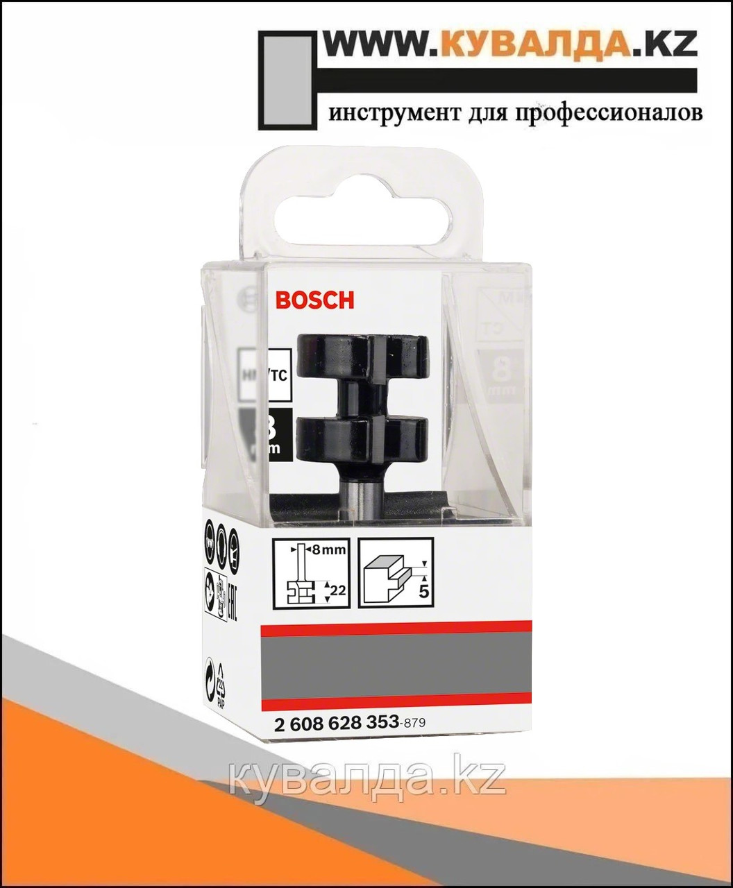 Гребневая фреза Bosch Standard for Wood D125 мм, L 5мм, G 58мм