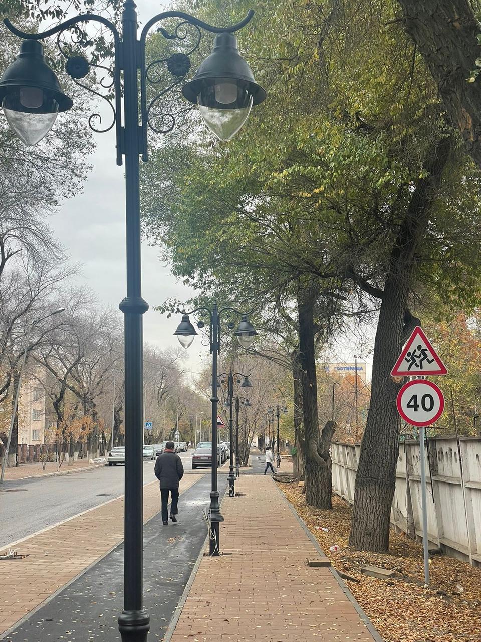 СТОЛБ ARBAT E27 H-3м  с 2-держателями (вниз) TEKL-KZ 263-15050, фото 1