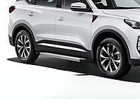 Пороги подножки "Silver" для Chery Tiggo 7 Pro Max 2022-2024