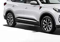 Пороги, подножки "Premium" для Chery Tiggo 7 Pro Max 2022-2024