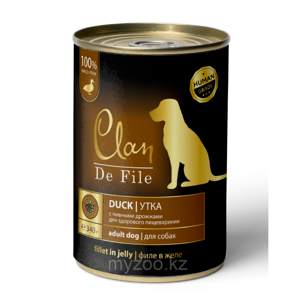 Clan De File для собак всех пород филе мяса Утка, 340 гр