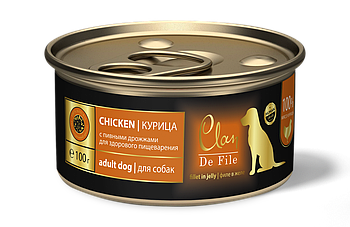 Clan De File для собак всех пород филе мяса Курица ,100 гр