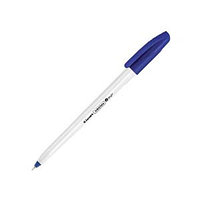 Ручка шариковая Luxor "InkGlide WHITE" цвет пасты синий, 0,7мм, трехгран., корпус белый.