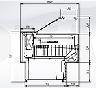 Холодильная витрина SONATA Q M 1200, фото 5