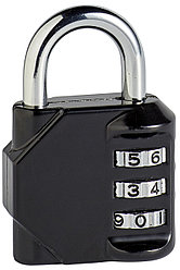 Кодовый замок черный 3 диска.