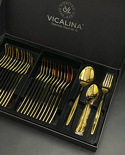 Vicalina набор столовых приборов 36-10 36 шт, нержавеющая сталь