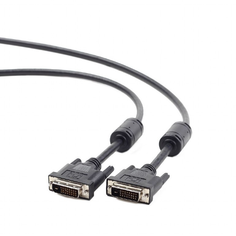 Cablexpert CC-DVI2-10 Кабель DVI-D dual link 5M/25M, 3.0м, экран, феррит.кольца, пакет - фото 2 - id-p107589102