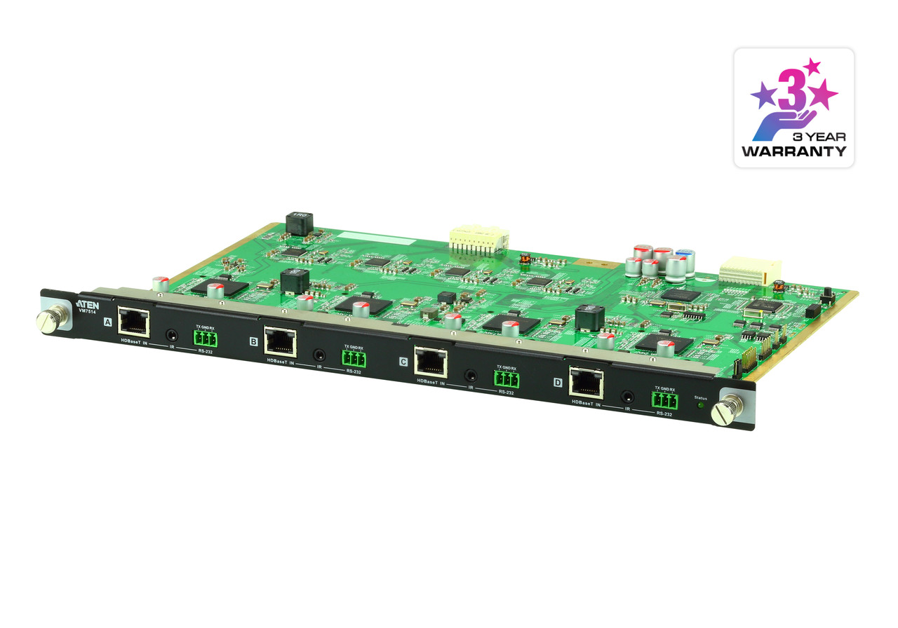 4-портовая HDBaseT плата ввода VM7514 ATEN