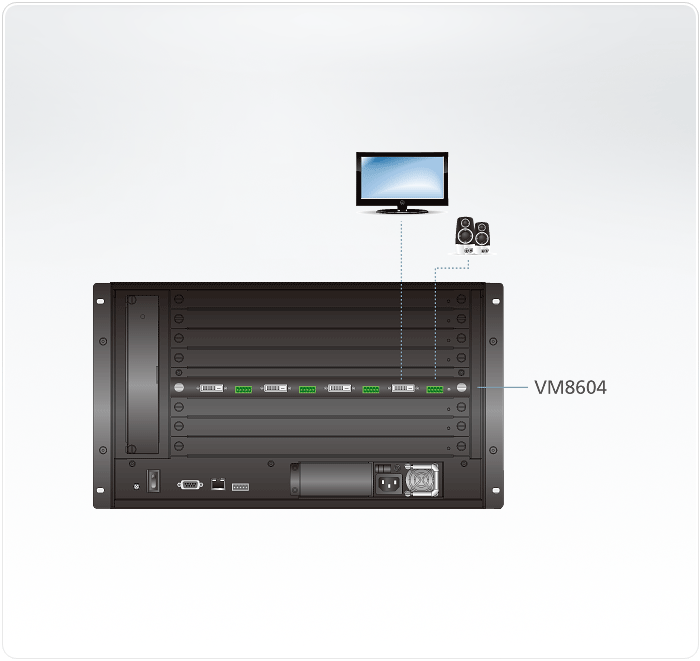 4-портовая DVI плата вывода с масштабированием VM8604 ATEN - фото 3 - id-p107589511
