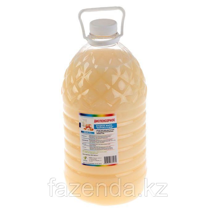 Мыло жидкое Delux 5л мед+молоко - фото 1 - id-p107594647
