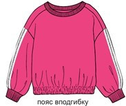 Детский свитшот MAGENTA COMFY 110 116