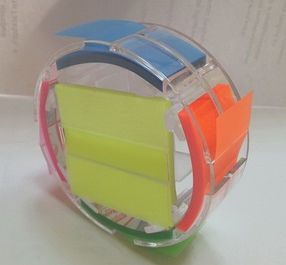 Закладки клейкие 48х48мм, 5цвх50л, пластиковые Pronoti