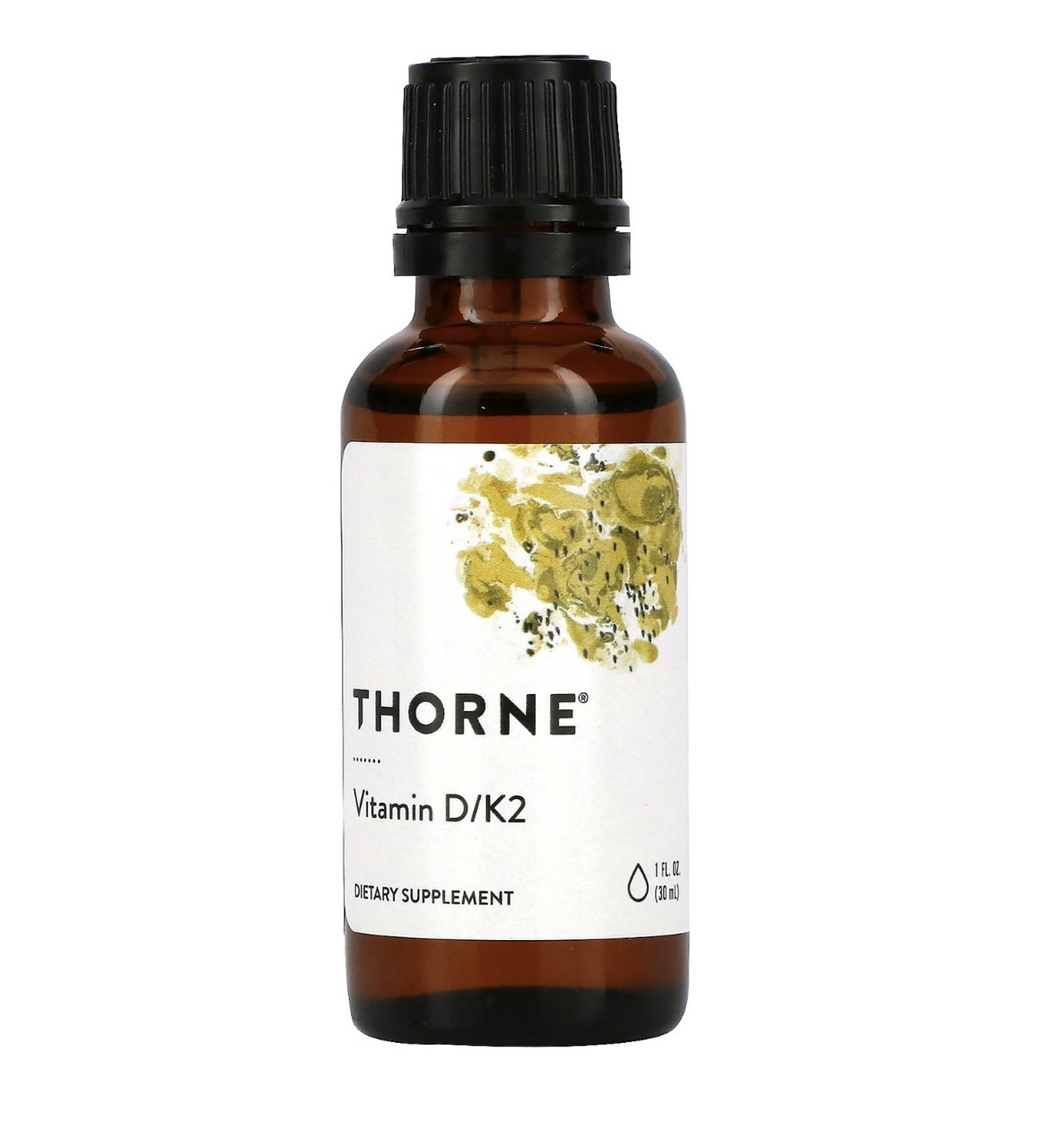 Thorne витамины D и К2, 25мкг (1000МЕ) 30мл - фото 1 - id-p107596137
