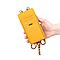 Женская кожаная сумочка для телефона с кардхолдером и отделением для купюр Grande 2783 (бисквит), фото 4