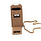 Женская кожаная сумочка для телефона с кардхолдером и отделением для купюр Grande 2783 (бисквит), фото 2