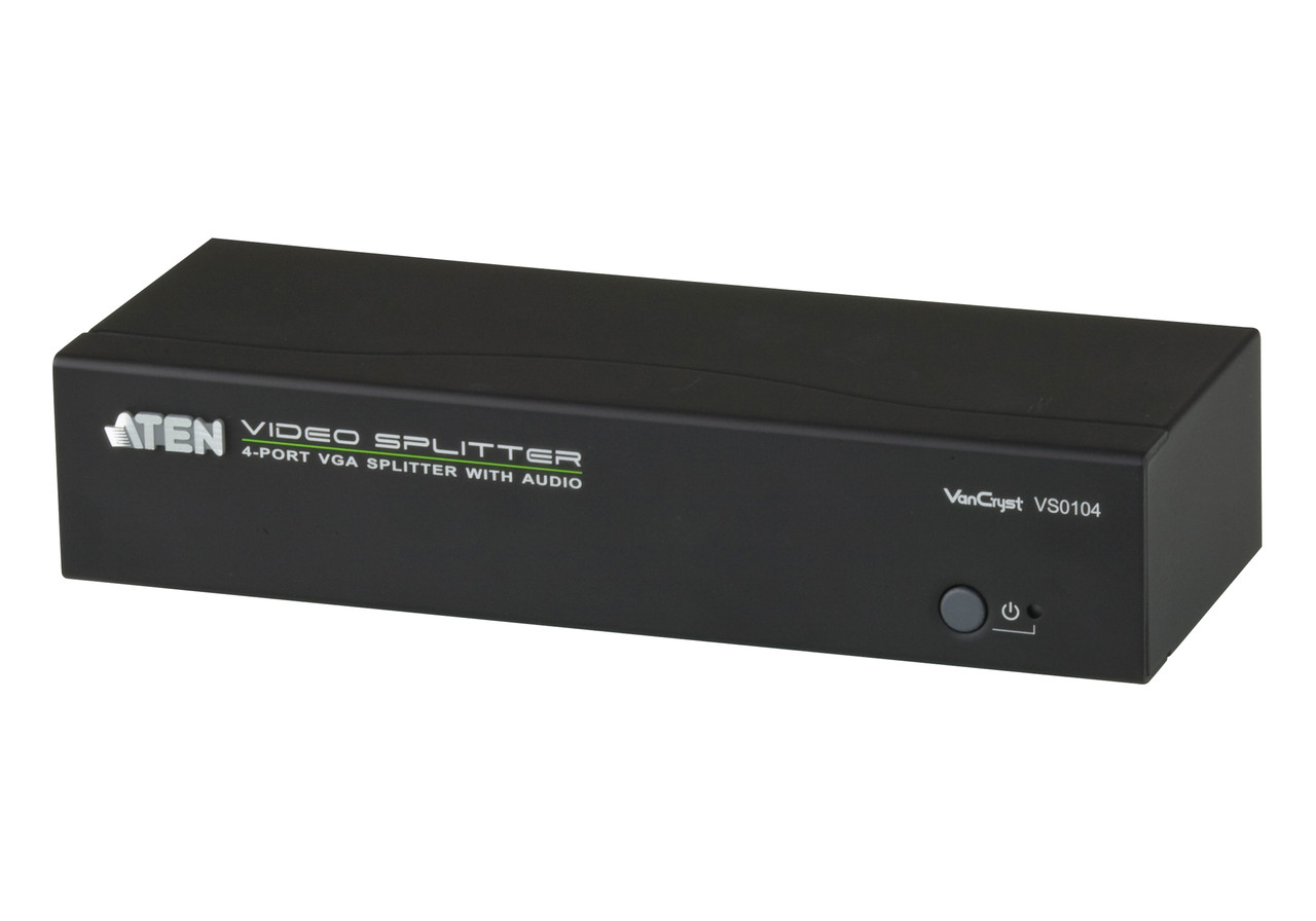Разветвитель VGA и Аудио 4-портовый (450 МГц) VS0104 ATEN