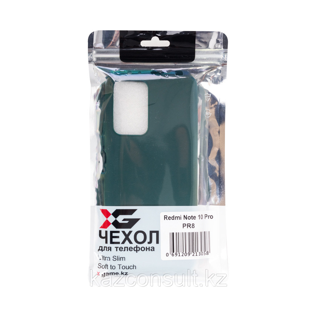 Чехол для телефона X-Game XG-PR8 для Redmi Note 10 Pro TPU Зелёный - фото 3 - id-p107600543