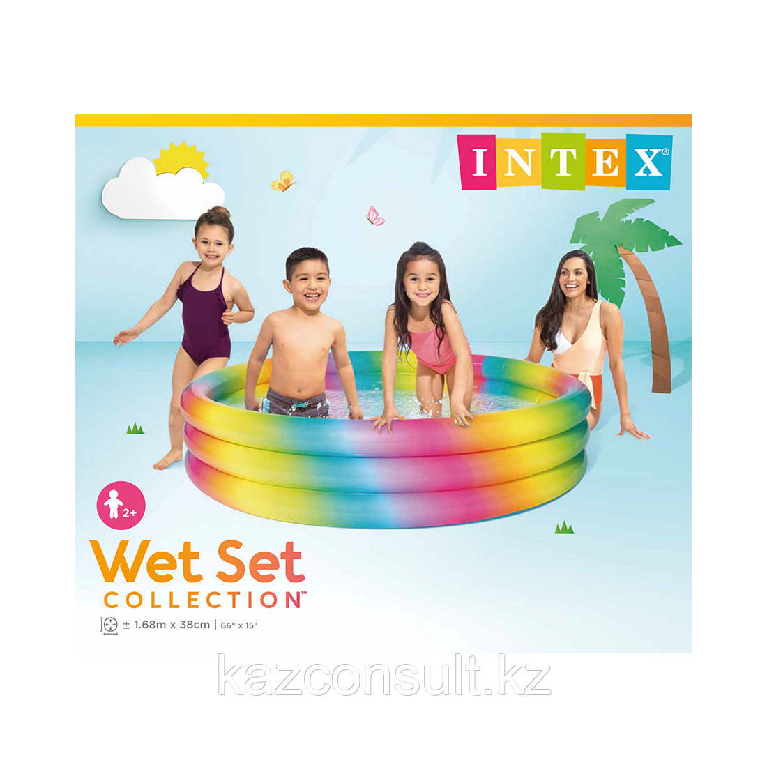 Надувной бассейн детский Intex 58449NP - фото 3 - id-p107605671