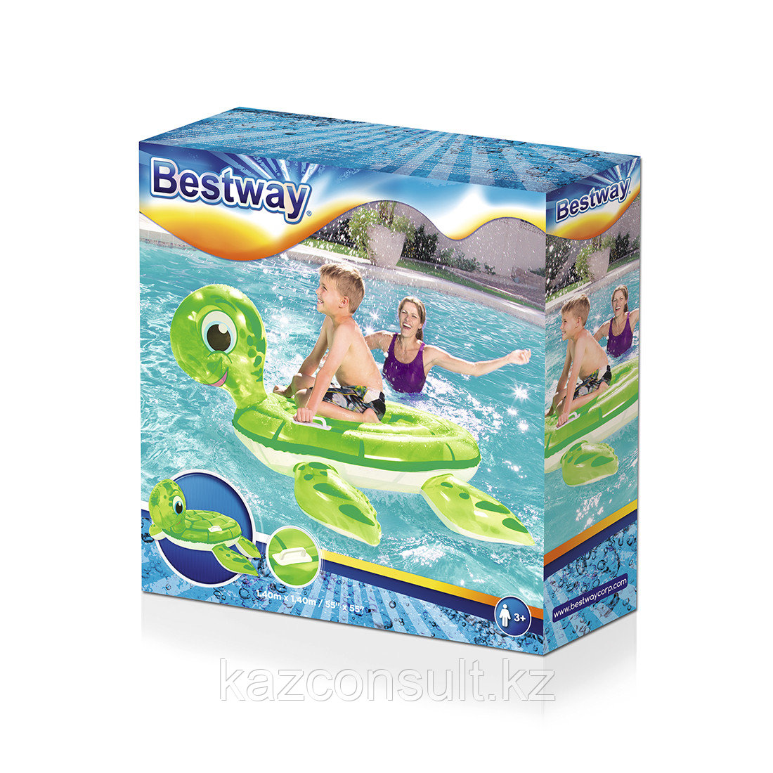 Надувная игрушка Bestway 41041 в форме черепахи для плавания - фото 2 - id-p107604822