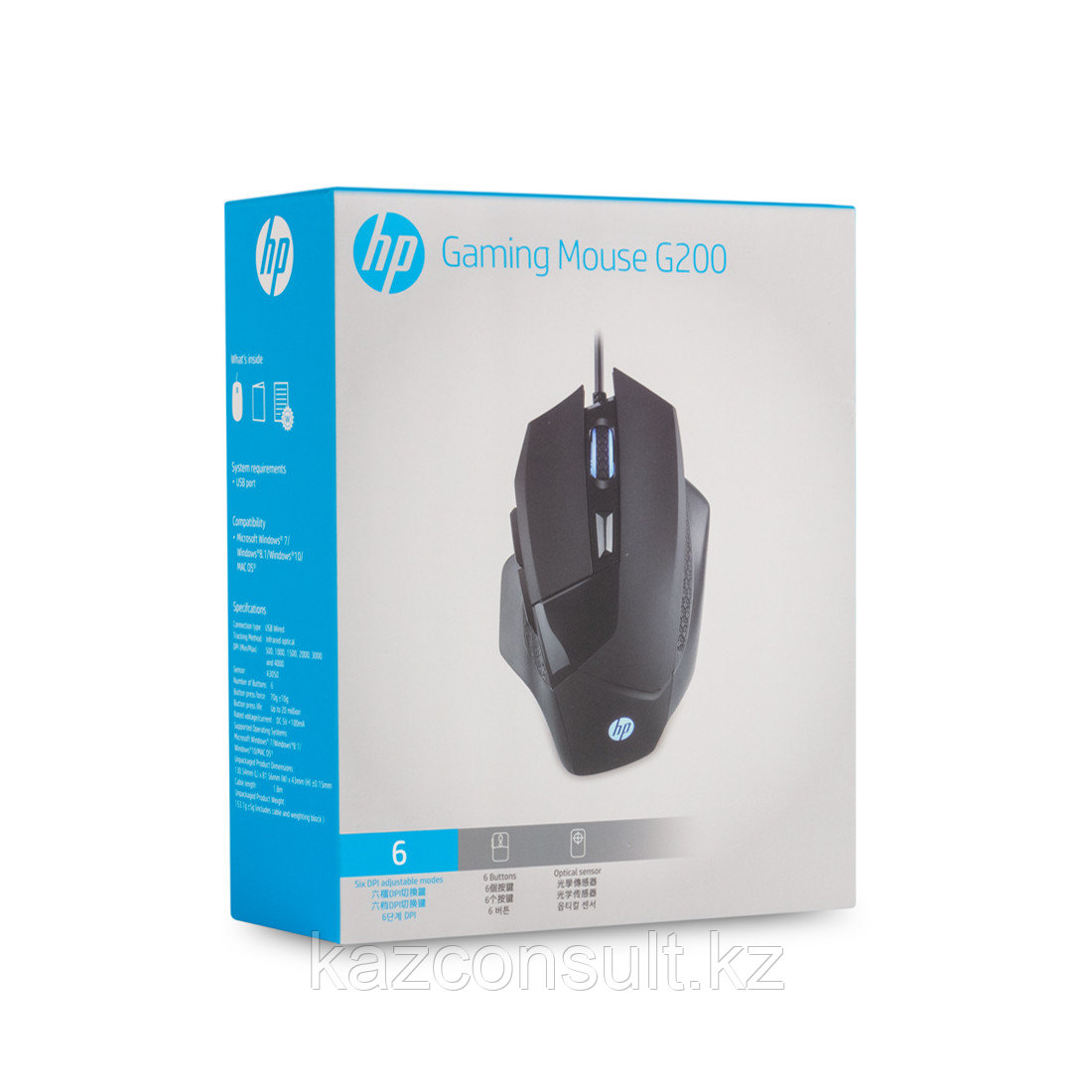 Компьютерная мышь HP G200 - фото 3 - id-p107601146