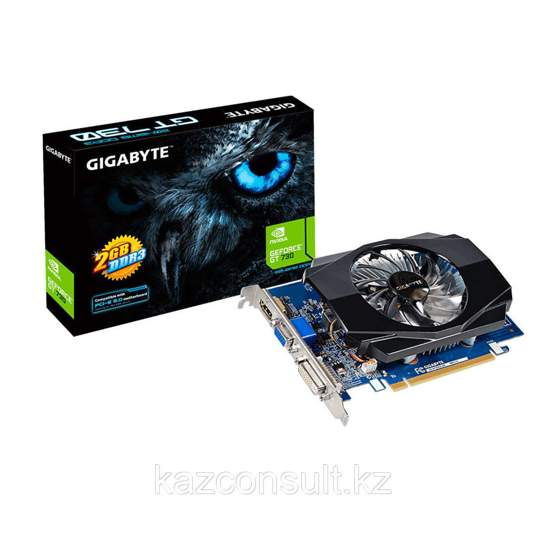 Видеокарта Gigabyte (GV-N730D3-2GI) GT730 2G DDR3 - фото 3 - id-p107603086