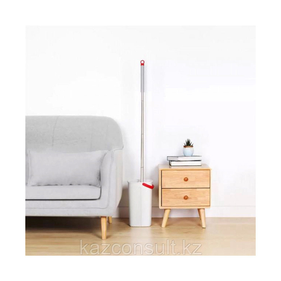 Комплект для уборки Yijie Squeeze Mop Set Белый - фото 2 - id-p107605053