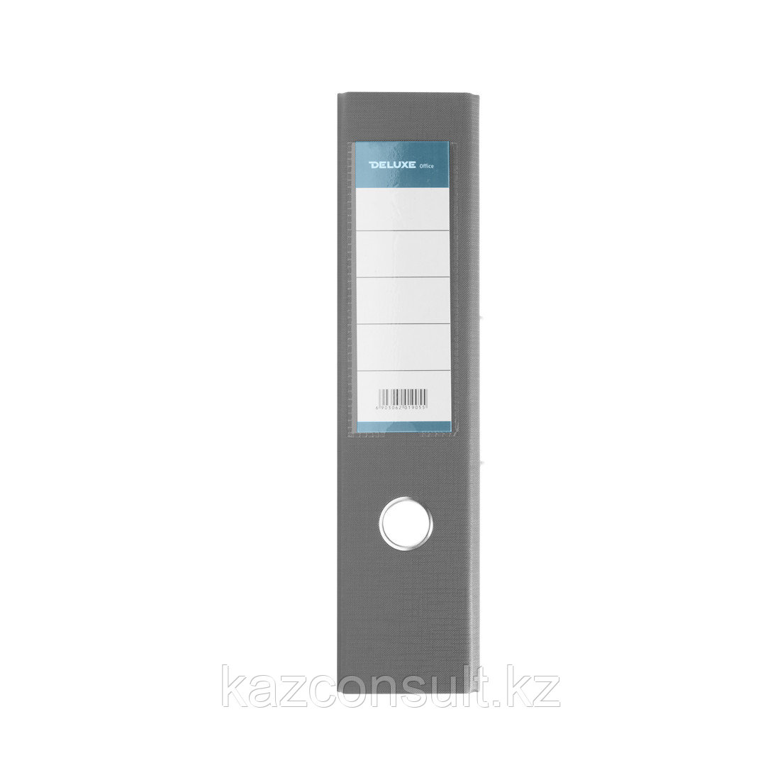 Папка-регистратор Deluxe с арочным механизмом, Office 3-GY27 (3" GREY), А4, 70 мм, серый - фото 3 - id-p107600218