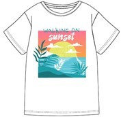 Қыздарға арналған WALKING ON SUNSET 110 балалар футболкасы