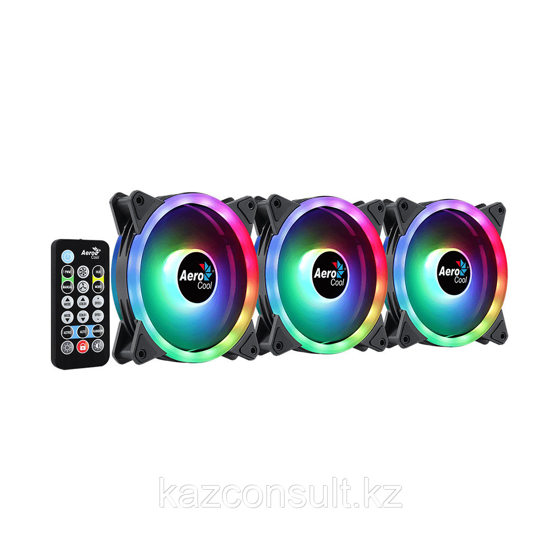 Комплект кулеров для компьютерного корпуса AeroCool Duo 12 Pro - 3 в1 - фото 1 - id-p107602153