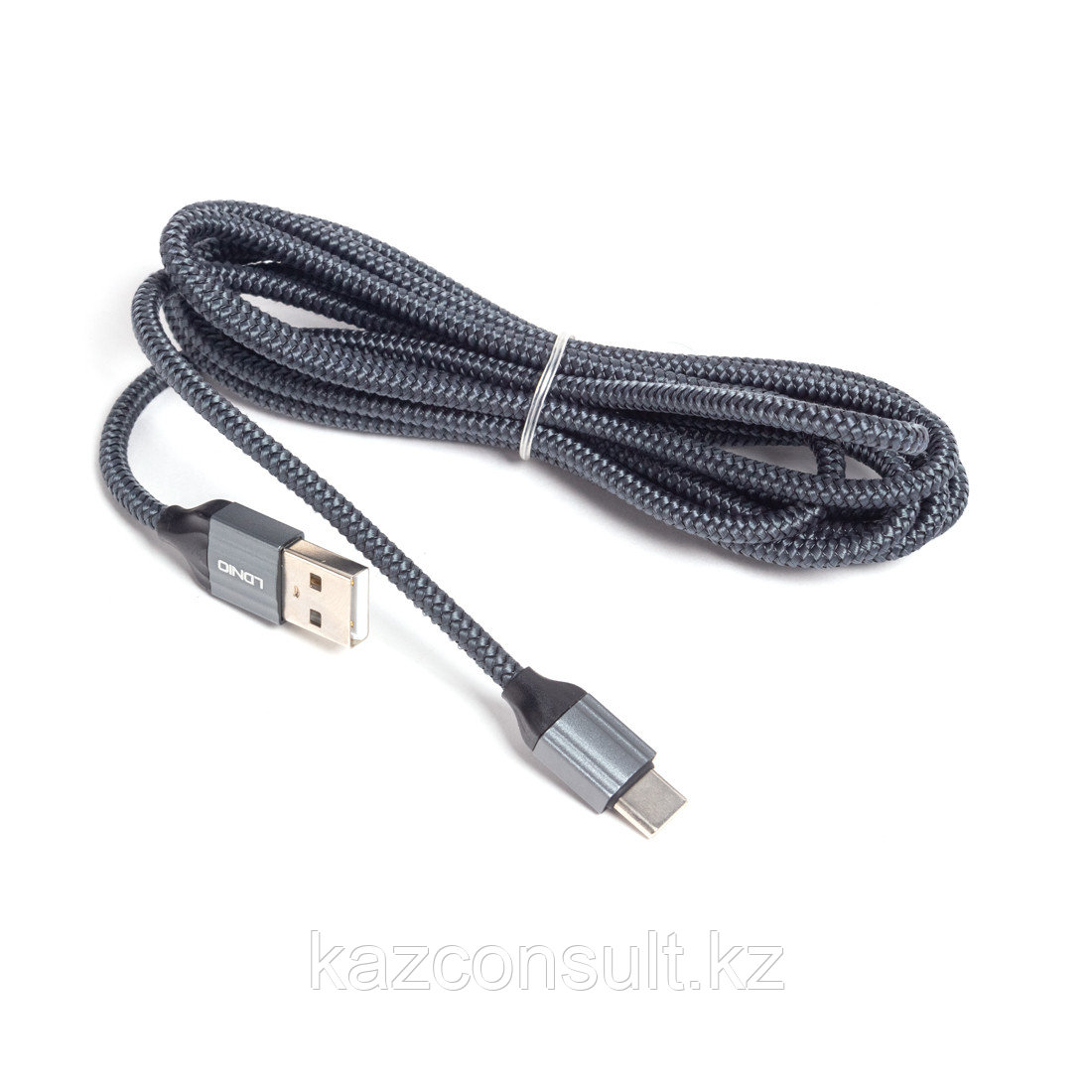 Интерфейсный кабель LDNIO Type-C LS432 2.4A TPE Алюминий 2м - фото 2 - id-p107601311